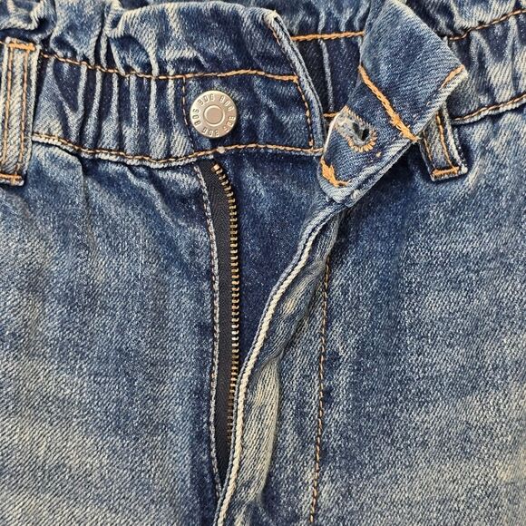 BDG Women's 24 Medium Wash Elastic High Waist  Blue Denim Mom Jeans - Picture 11 of 15